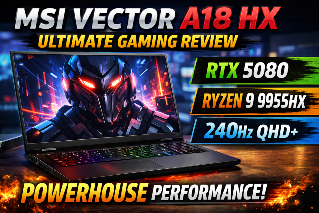 MSI Vector A18 HX Ultimate Gaming Review