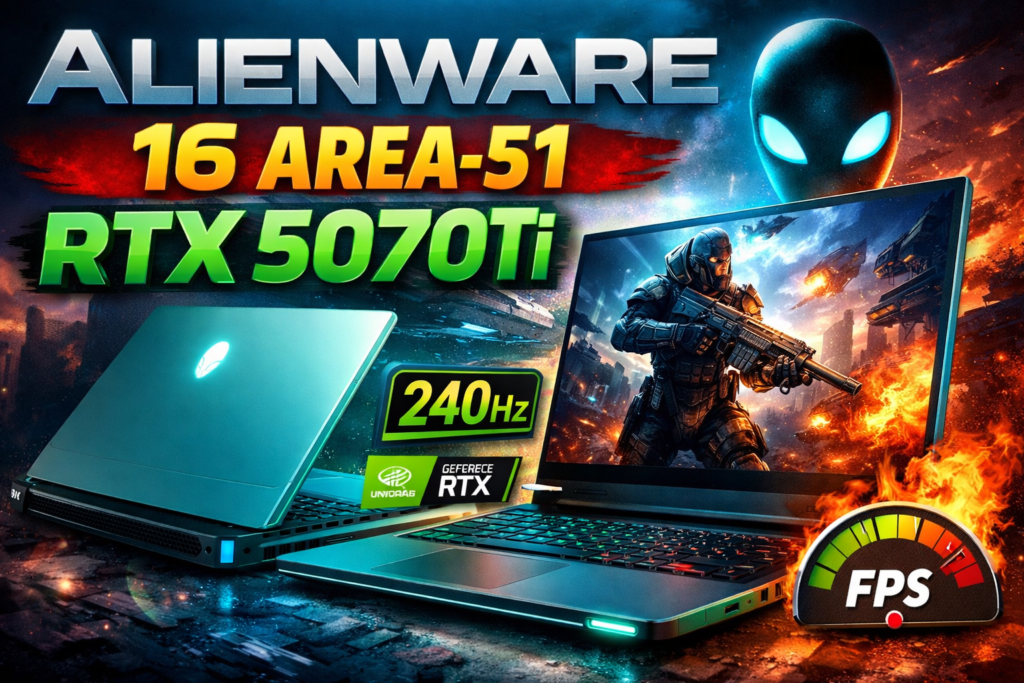 Alienware 16 Area-51 RTX 5070Ti Gaming Laptop Review