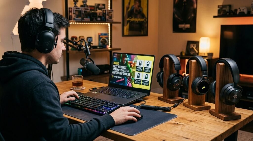 Best Wireless Gaming Headsets for Laptop Gamers Guide nano banana 2 professional photo of best wireless gaming headsets for laptop gamers guide phot 0 (1)