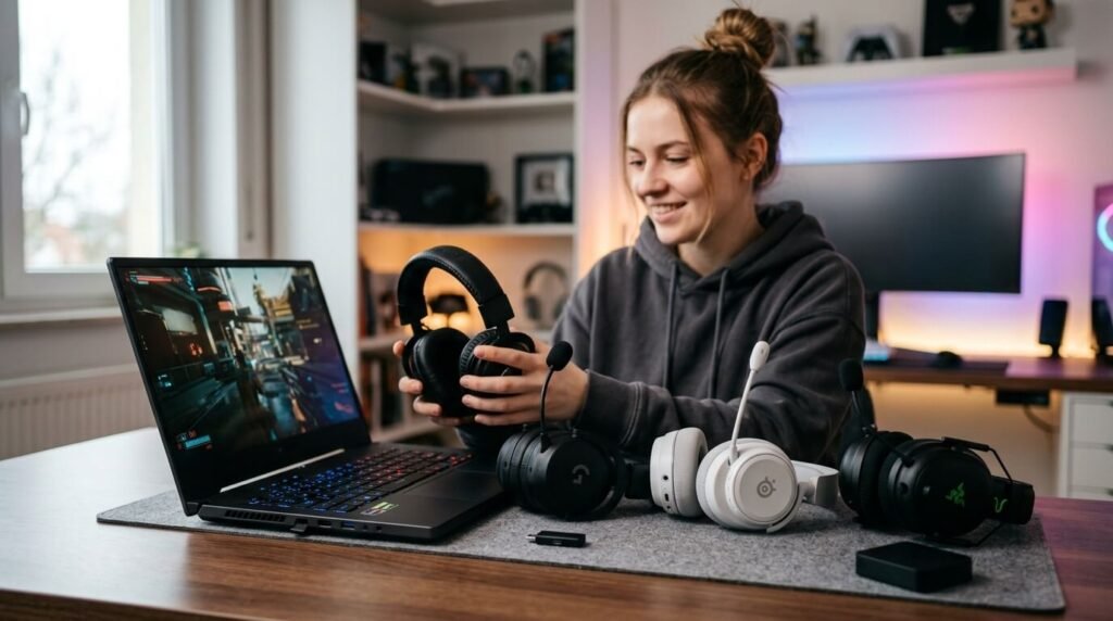 Best Wireless Gaming Headsets for Laptop Gamers Guide nano banana 2 professional photo of best wireless gaming headsets for laptop gamers photograph 0 (1)