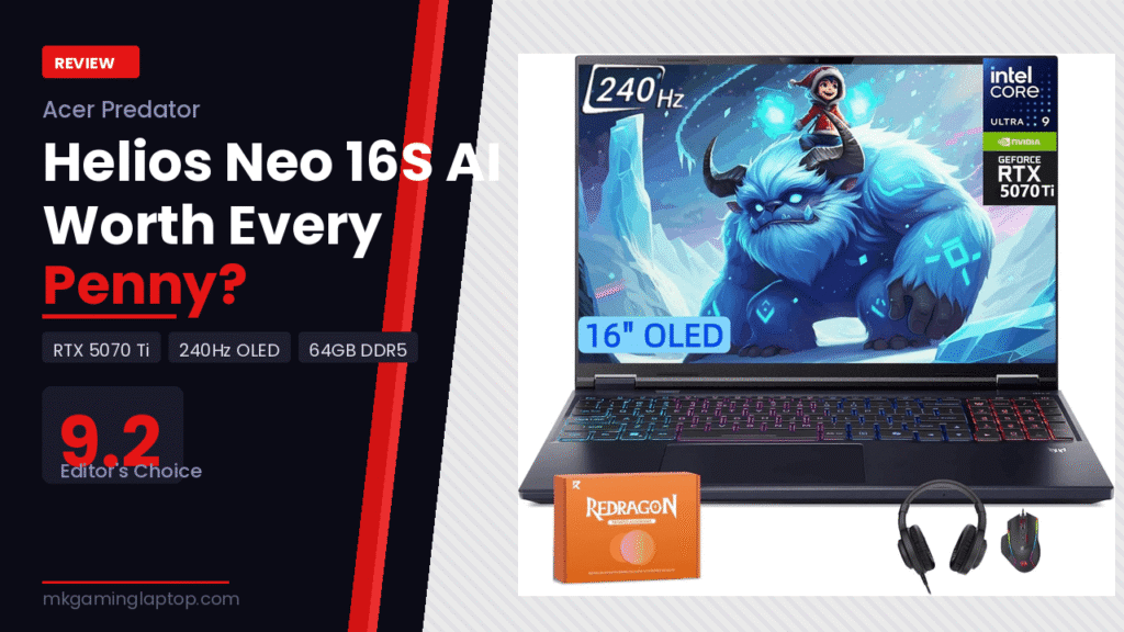 helios neo 16S AI laptop