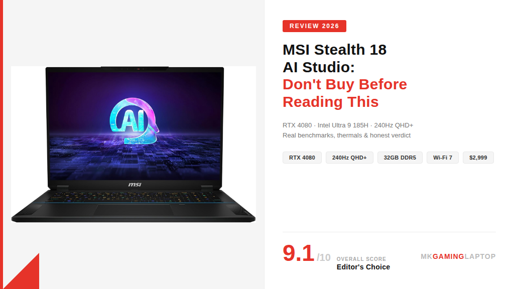 msi stealth 18