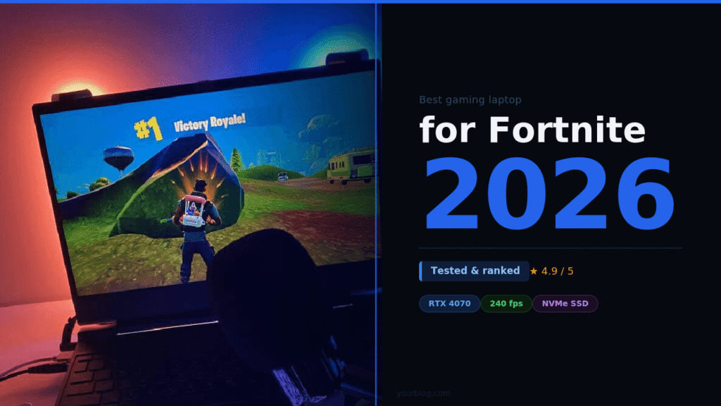 Best Gaming Laptop for Fortnite